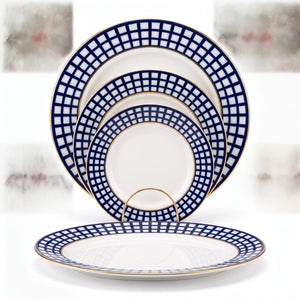 IMPERIAL PORCELAIN - Quattro Yemek Takımı Cobalt 6 Kişilik 24 Parça