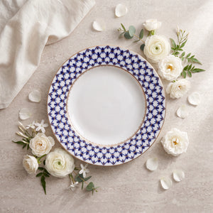 IMPERIAL PORCELAIN - Cobalt Net Düz Tabak Servis Tabağı 27 cm
