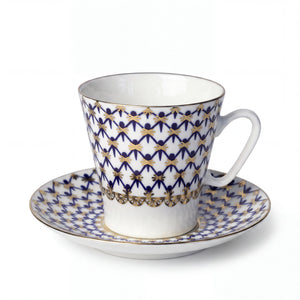 IMPERIAL PORCELAIN - Cobalt Net Espresso Kahve Fincanı 80 ml