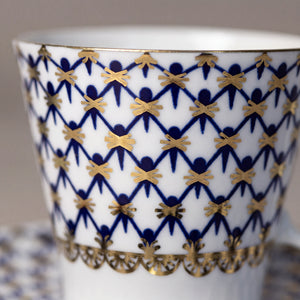 IMPERIAL PORCELAIN - Cobalt Net Espresso Kahve Fincanı 80 ml