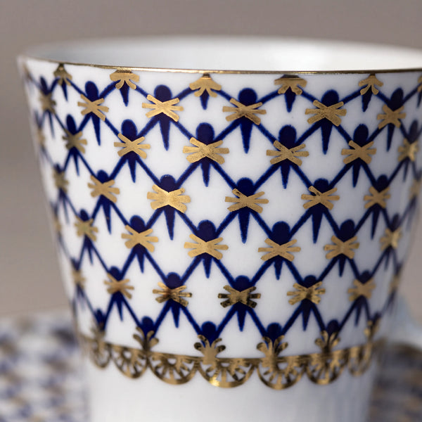 IMPERIAL PORCELAIN - Cobalt Net Espresso Kahve Fincanı 80 ml