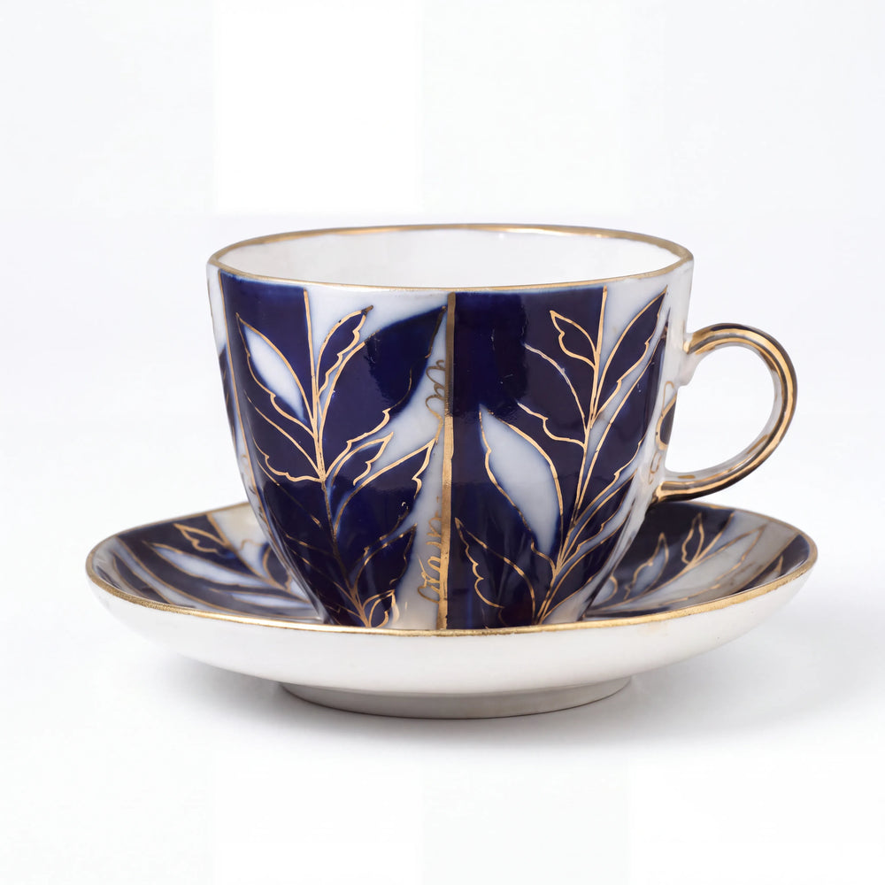 IMPERIAL PORCELAIN - Kahve Fincanı 140 ml Lale Form Kış Akşamı