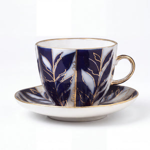 IMPERIAL PORCELAIN - Kahve Fincanı 140 ml Lale Form Kış Akşamı