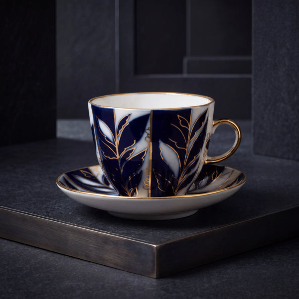 IMPERIAL PORCELAIN - Kahve Fincanı 140 ml Lale Form Kış Akşamı