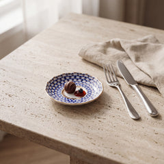 IMPERIAL PORCELAIN - Lale Cobalt Net Reçel Tabağı 9,8 cm