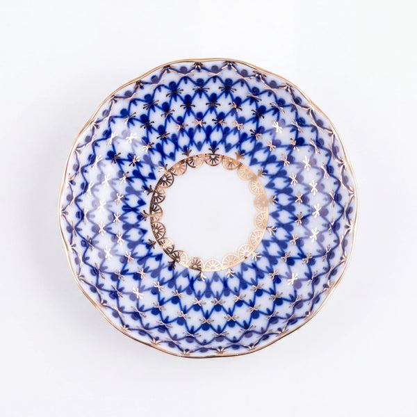 IMPERIAL PORCELAIN - Lale Cobalt Net Reçel Tabağı 9,8 cm