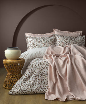 ODELIN -Yatak Örtülü Nevresim Takımı - Cozy Set Çift Kişilik