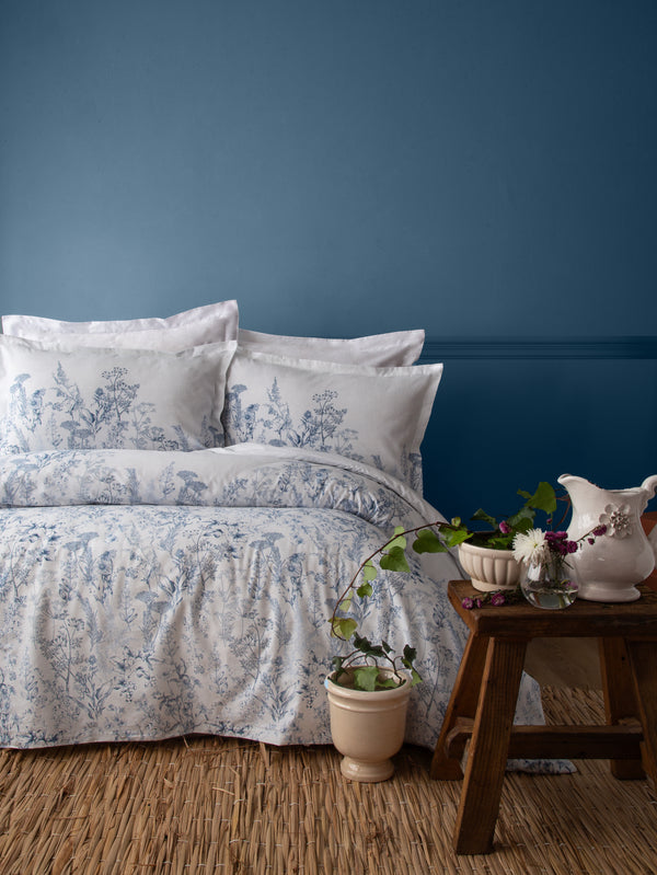 HEATHER MAVİ Nevresim Takımı Çift Kişilik