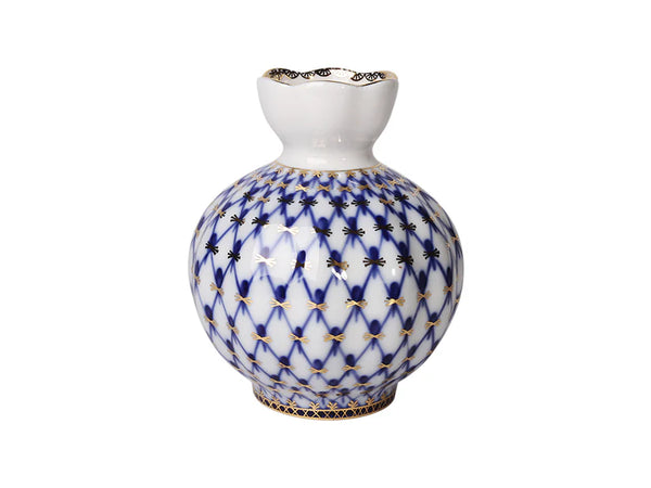 IMPERIAL PORCELAIN - Mini Çiçek Vazosu Lale Cobalt