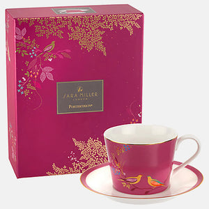 SARA MILLER Portmeirion Chelsea Çay Fincanı Pembe