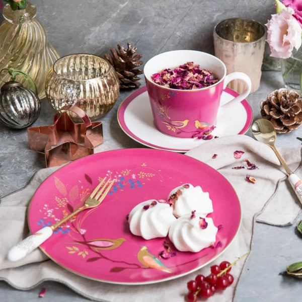 SARA MILLER Portmeirion Chelsea Çay Fincanı Pembe