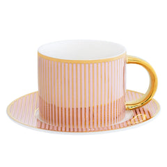 Cristina Re Pinstripe Blush Çay Fincanı