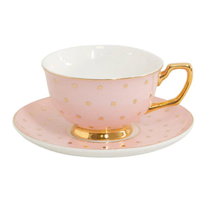 Cristina Re Polka Blush Gold Çay Fincanı