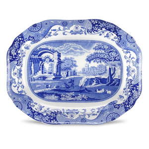 Spode Blue Italian Oval Servis