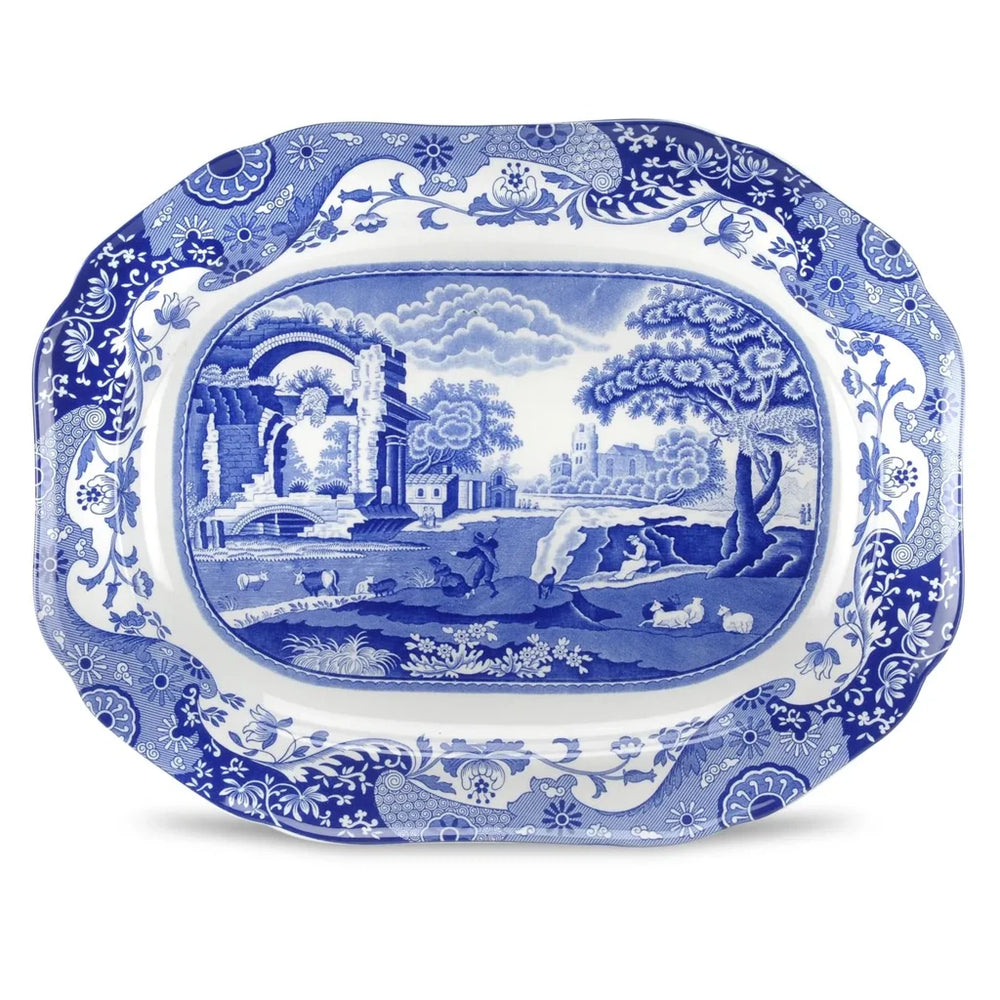 Spode Blue Italian Oval servis 35 cm