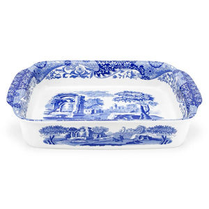 Spode Blue Italian Dikdörtgen Fırın Servis - Büyük