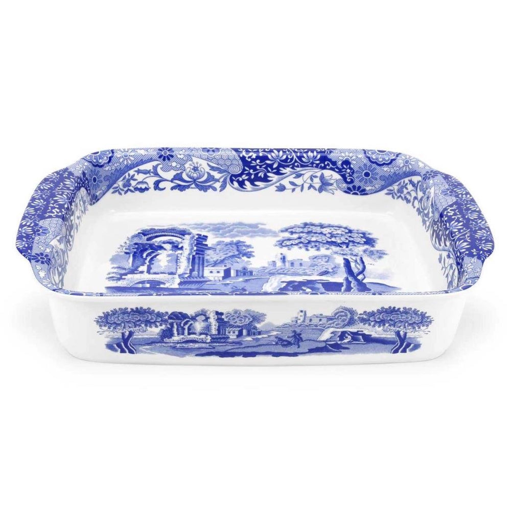 Spode Blue Italian Dıkdörtgen Fırın Servis - Küçük
