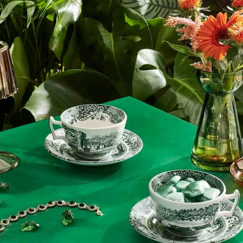 SPODE - Heritage Green Italian Çay Fincanı