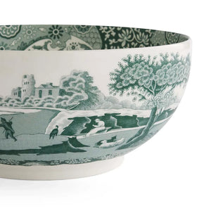 Spode Heritage Green Italian Yuvarlak Salata Servis