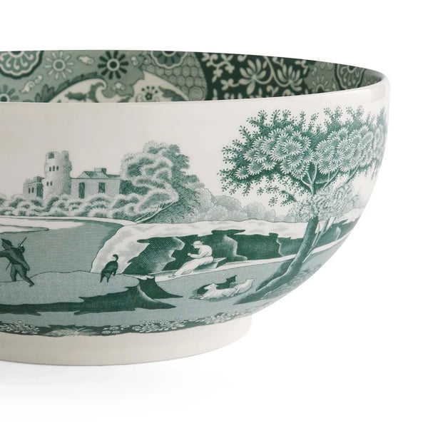 Spode Heritage Green Italian Yuvarlak Salata Servis