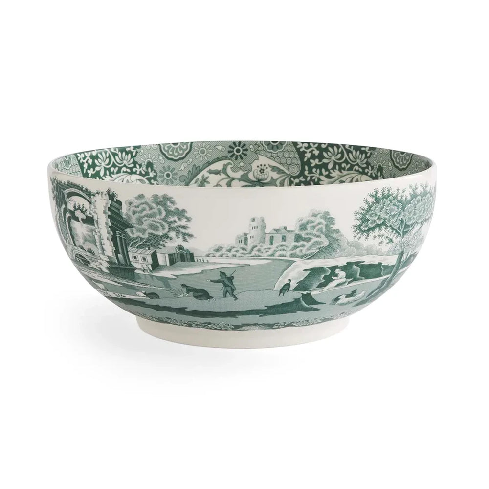 Spode Heritage Green Italian Yuvarlak Salata Servis