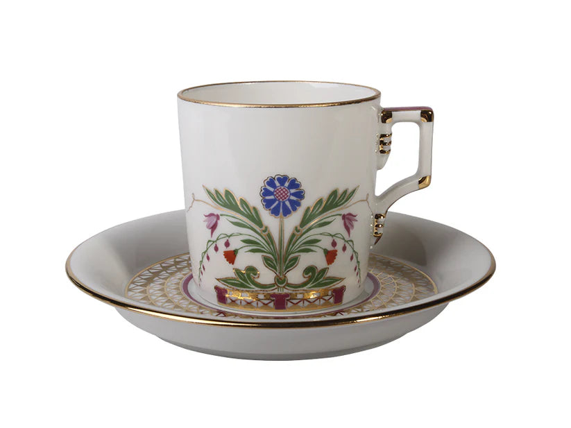 IMPERIAL PORCELAIN Kahve Fincanı Heraldic Moscow River