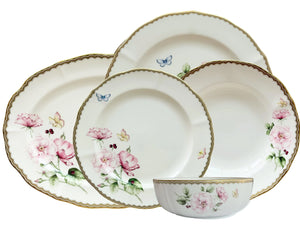 PROUNA Antique Rose 72 Parça Yemek Takımı