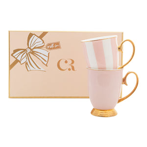 Cristina Re Blush Stripe Blush Kupa Seti