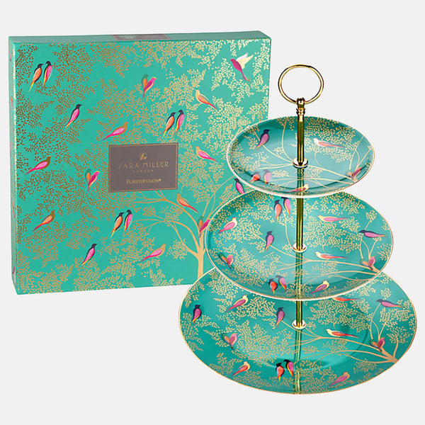 SARA MILLER Portmeirion Chelsea 3 Katlı Pasta Standı