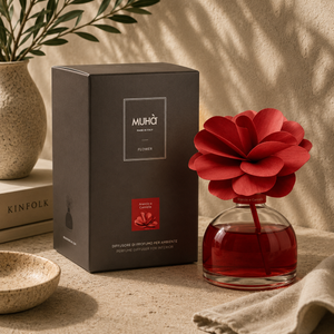 MUHA ITALY - Room Freshener Flower Diffuser - ORANGE AND CINNAMON