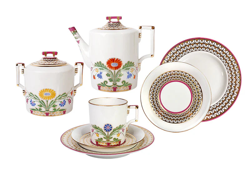 IMPERIAL PORCELAIN Çay Takımı 6/20 – Heraldic Moscow River