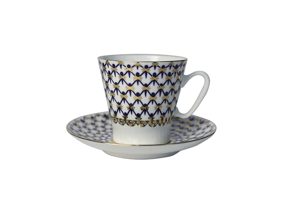 IMPERIAL PORCELAIN - Kahve Fincanı 80 ml Espresso Cobalt Net