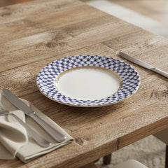 IMPERIAL PORCELAIN - Ekmek Tabağı Tulip Cobalt Net 15 cm