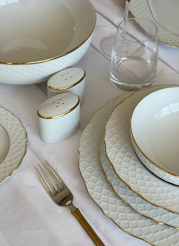 PORCEL EMPIRE GOLD 54 Parça Yemek Takımı 12 Kişilik