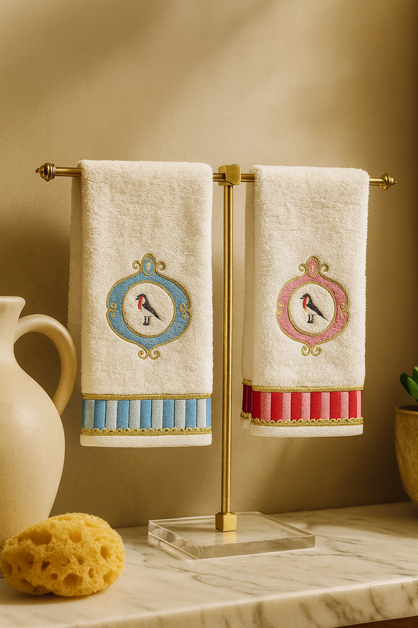 %100 Pamuk Nakışlı Mutfak Havluları