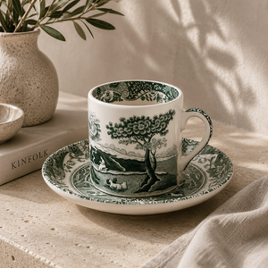 SPODE - Heritage Green Italian Kahve Fincanı