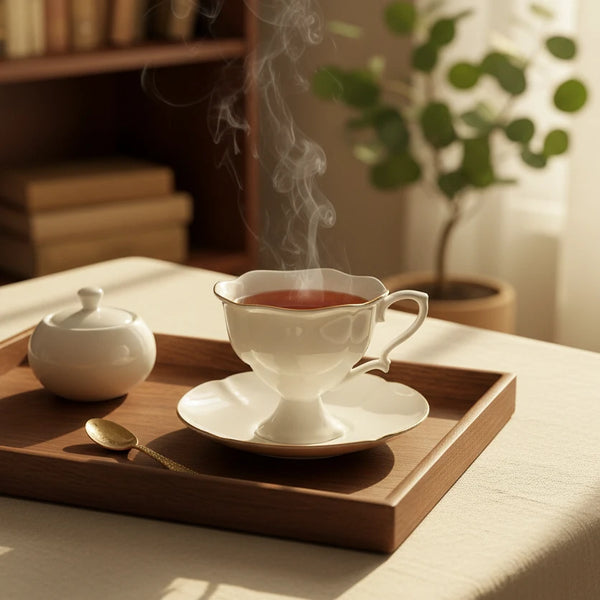 IMPERIAL PORCELAIN - Kahve Fincanı Natasha Form Altın Şerit