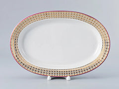 IMPERIAL PORCELAIN - Oval Tabak Moscow River 38x28 cm