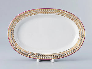 IMPERIAL PORCELAIN - Oval Tabak Moscow River