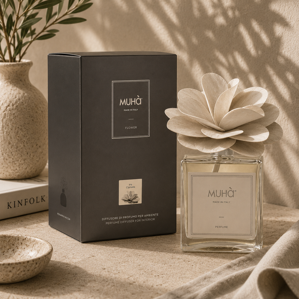 MUHA ITALY - Room Freshener Flower Diffuser - CHYPRY IRIS