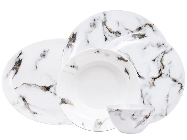 PROUNA Marble 72 Parça Yemek Takımı