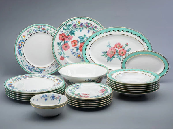 IMPERIAL PORCELAIN Yemek Takımı Premium Çizim Flora'nın Gülüşü 6/24