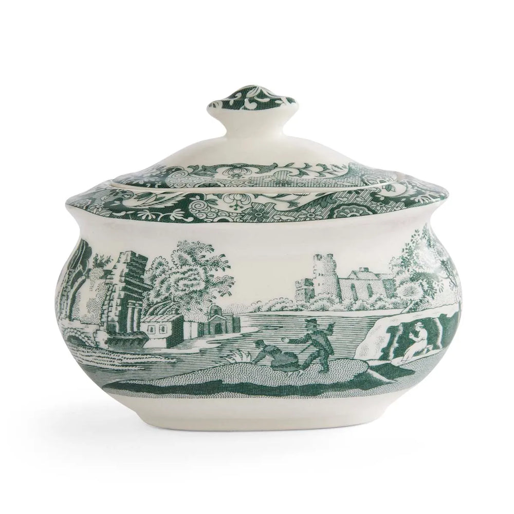 Spode Heritage Green Italian Şekerlik