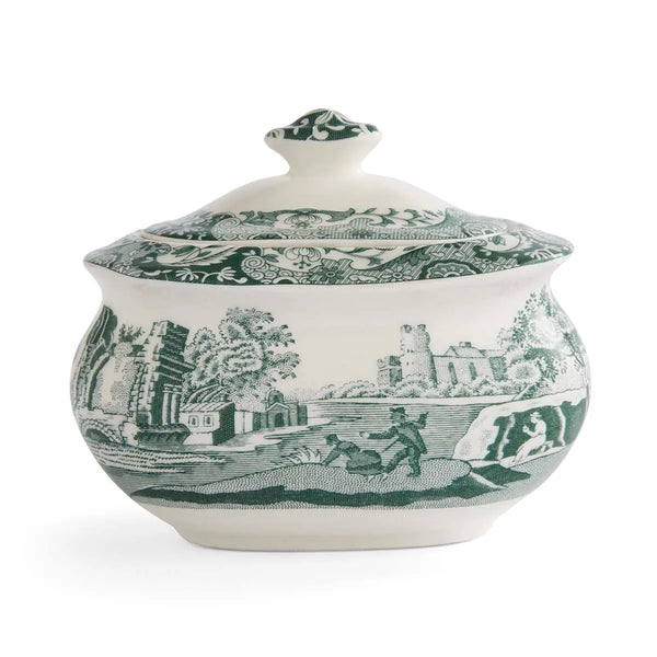 Spode Heritage Green Italian Şekerlik