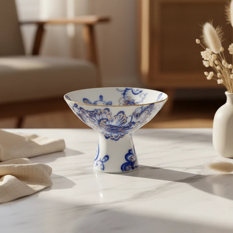 IMPERIAL PORCELAIN -  Şarkı Söyleyen Bahçe Dondurma Kasesi /Şekerlik