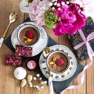 SARA MILLER Artisanne Noir 2li Espresso Kahve Fincanı Seti
