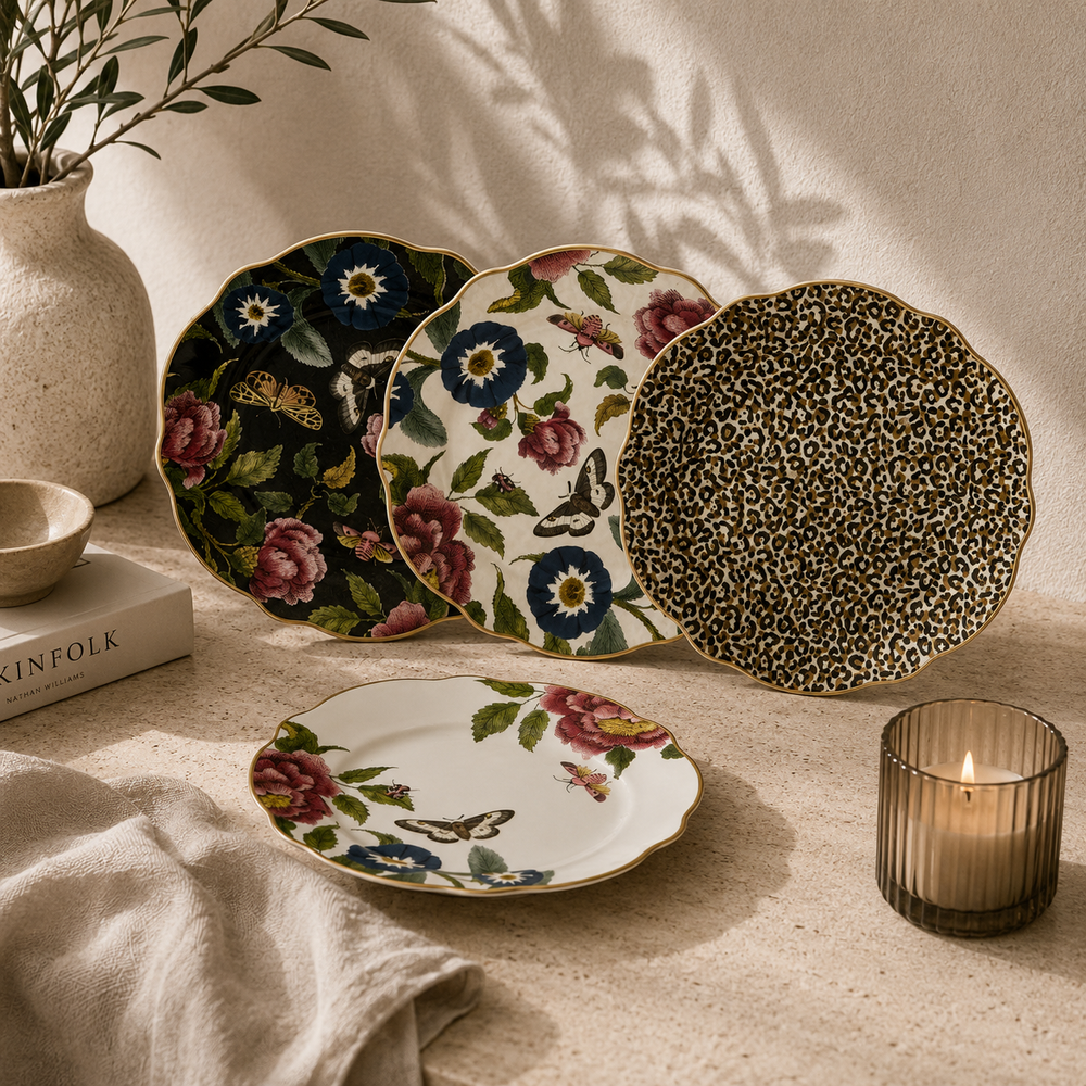 Spode Creatures of Curiosity Pasta Tabağı 4lü Set