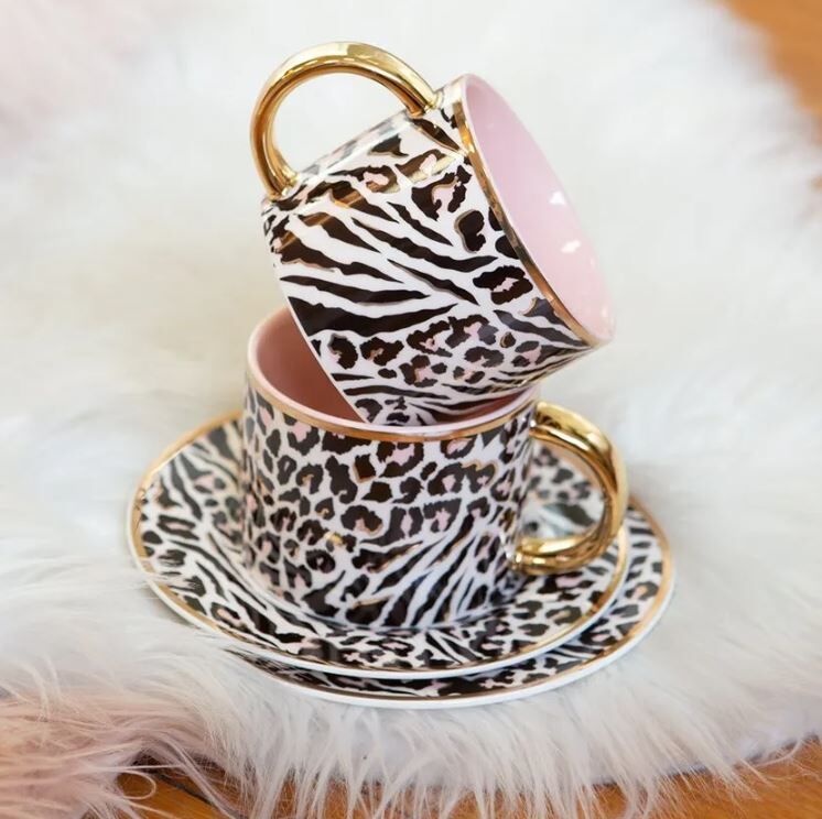 Cristina Re Safari Leopard Çay Fincanı
