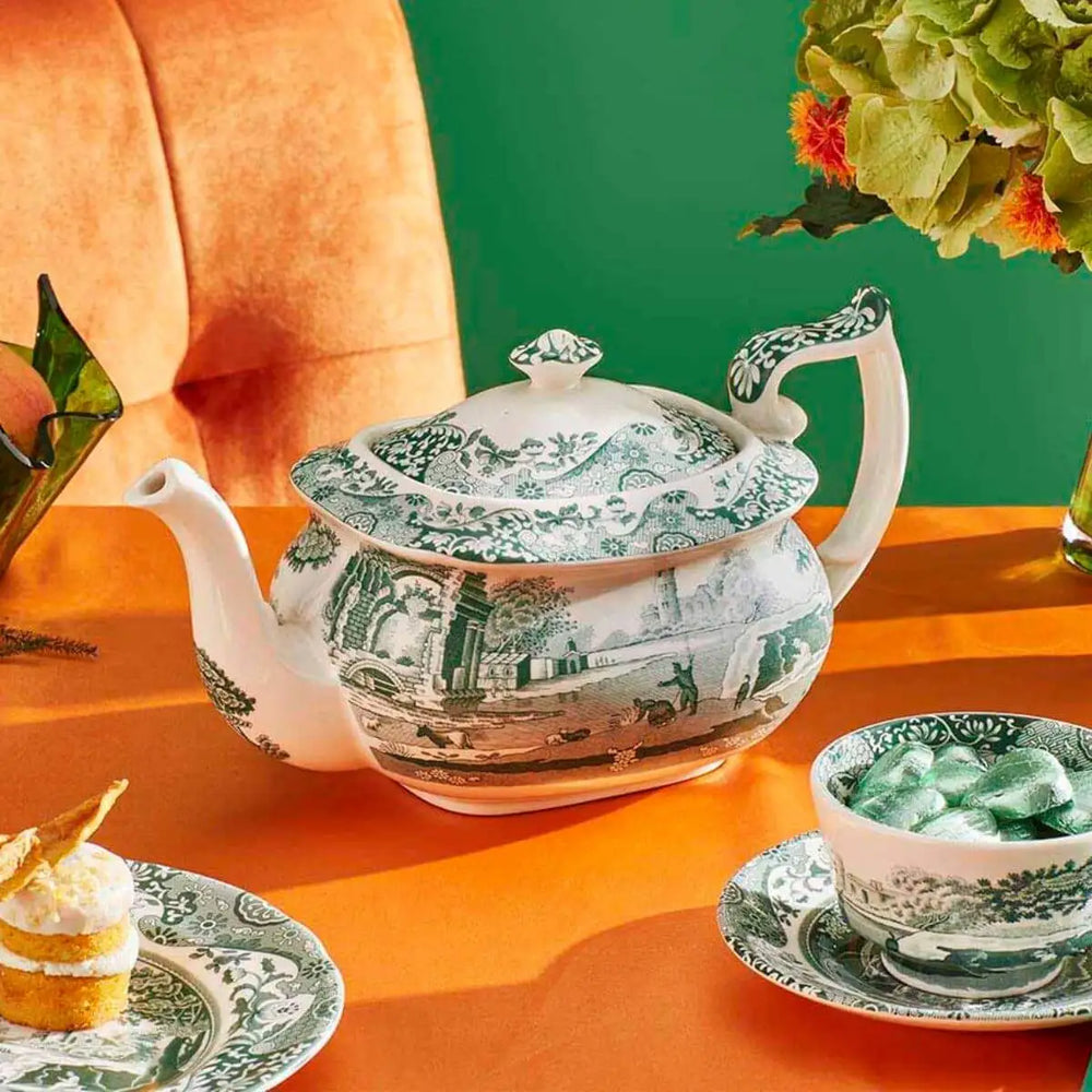 Spode Heritage Green Italian Demlik