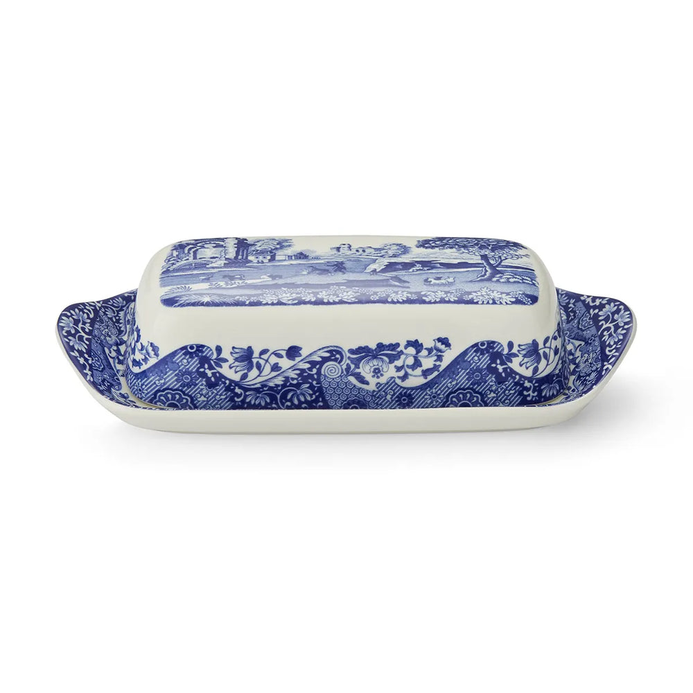 Spode Blue Italian Tereyağlık